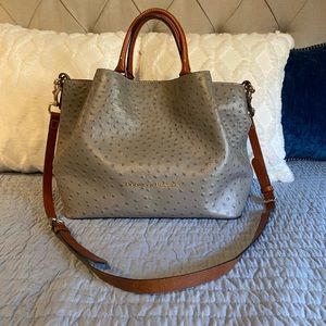 Dooney & Bourke Ostrich Large Barlow Bag